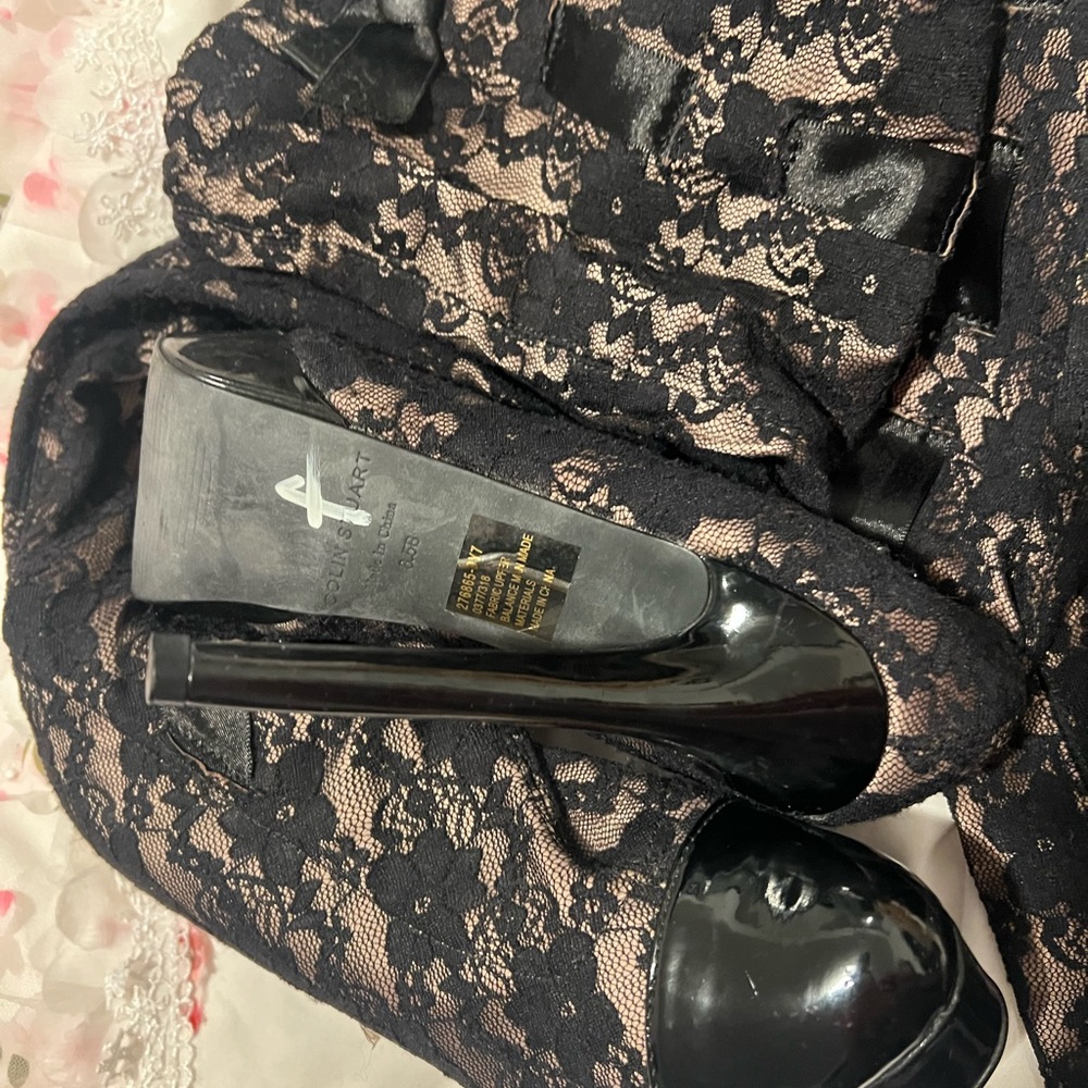 Colin Stuart Stretch Over The Knee platform Women Boots Size 6.5B